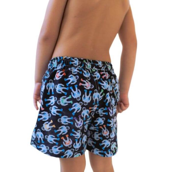 Pantaloneta de baño para niño Astronáutica