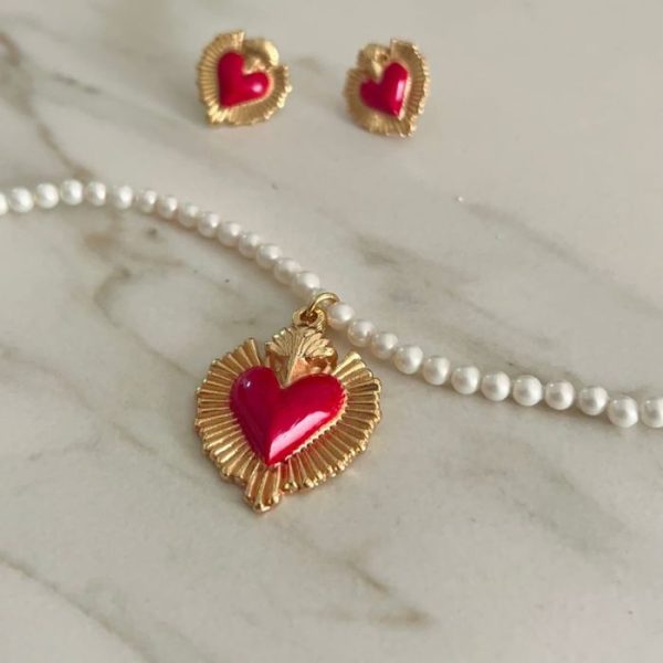 Collar Choker Corazón